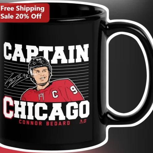 Captain Chicago Connor Bedard Mug
