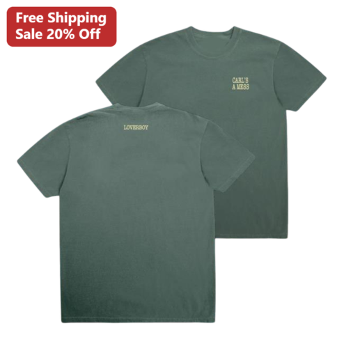 Carl's a Mess Loverboy Tee Summer House Bravo TV Fan Graphic Shirt