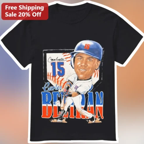 Carlos Beltran Baseball Caricature Tee Houston Astros Fan Gift Shirt
