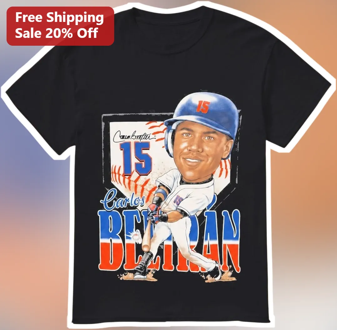 Carlos Beltran Baseball Caricature Tee Houston Astros Fan Gift Shirt