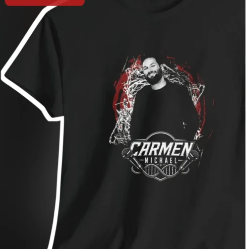 Carmen Michael Indie Wrestling Broadcaster Tee