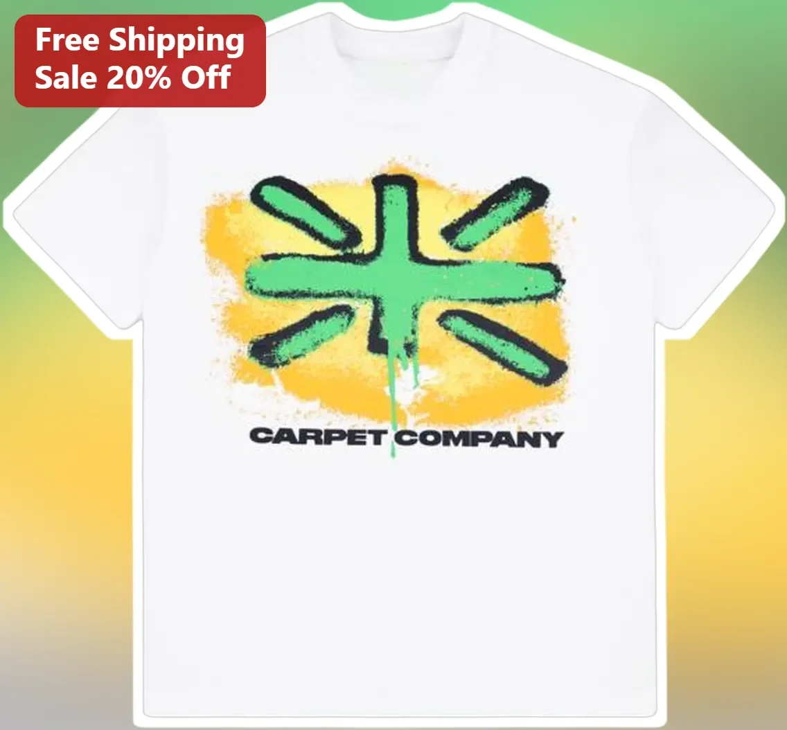 Carpet Company Tee Grunge Retro Sunburst Graphic T-Shirt Indie Rock Streetwear
