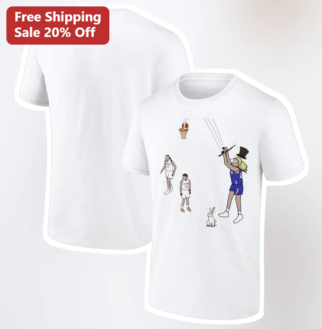 Cartoon Basketball Magic Trick Personalization Tee Custom Class of Year Basketball Player Gift