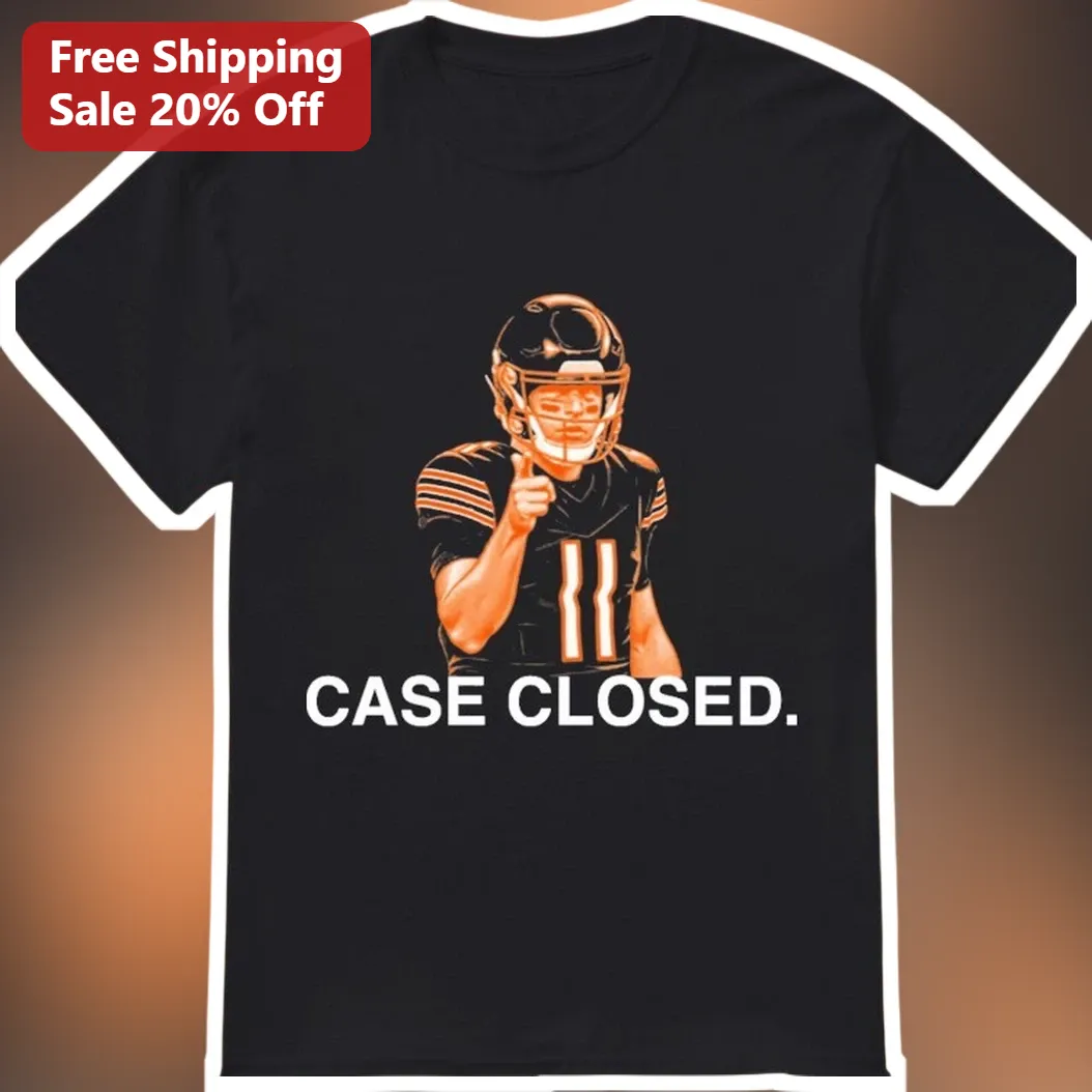 Case Closed Football Meme Tee Black Graphic T-Shirt for Sports Fans