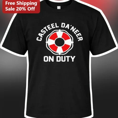 Casteel Da'Neer On Duty Graphic Tee Blood and Ash Fan Gift