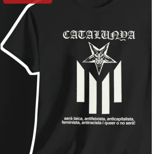 CATALUNYA Serà Laica Antifeixista Feminista Queer Graphic Tee