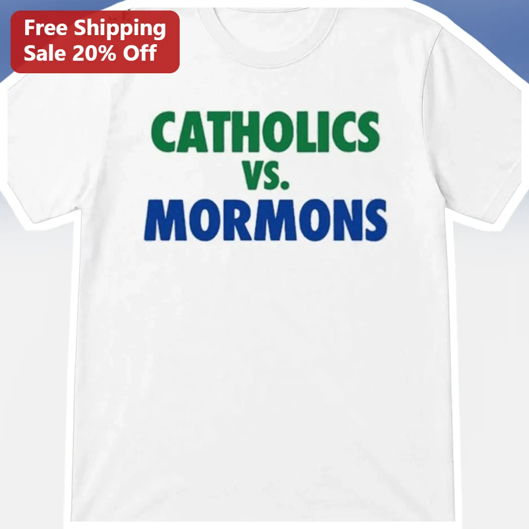 Catholics vs. Mormons Vintage 1992 Rivalry Tee College Football Game Day Shirt