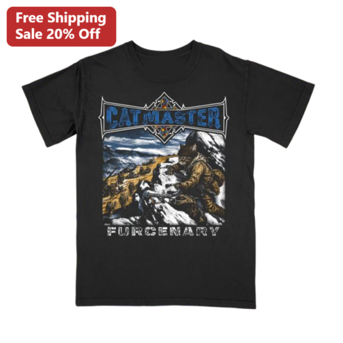 Catmaster Furcenary Tee Military Cat Soldier Parody Graphic Shirt Gift for Cat Lovers