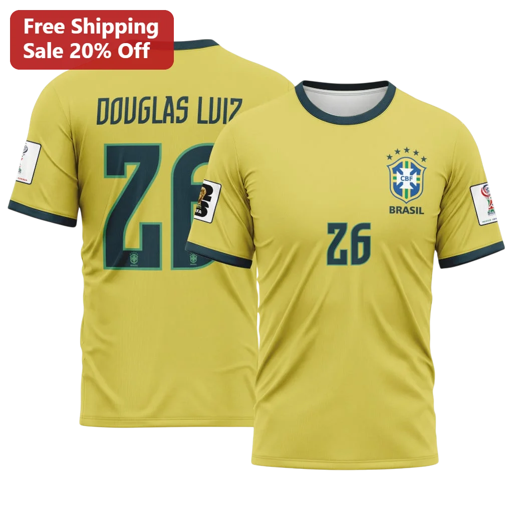 CBF Brasil Soccer Fan Tee World Cup 2026 Brazil National Team Shirt
