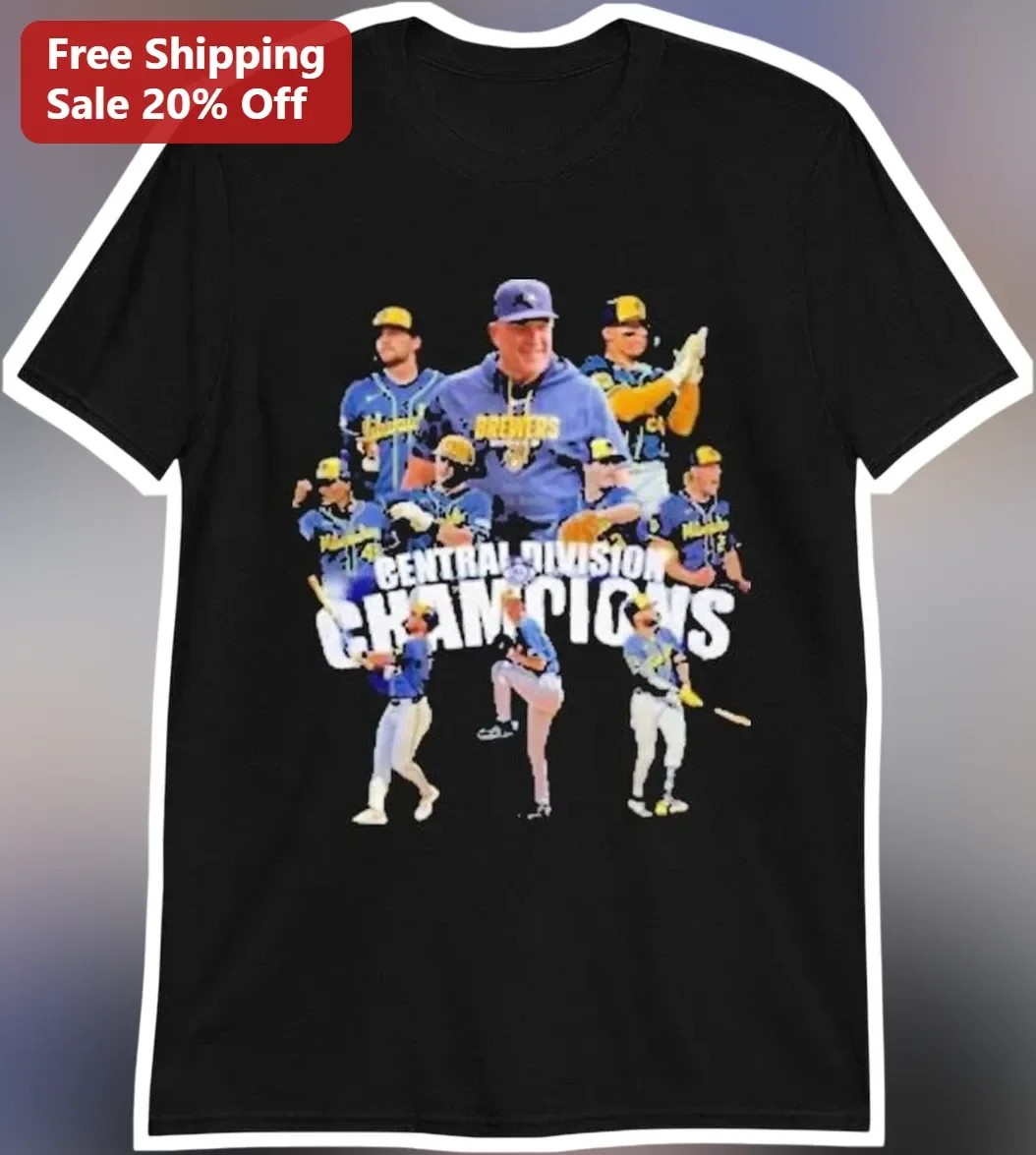 Central Division Champions Milwaukee Brewers Pat Murphy Graphic Tee Baseball Fan Gift
