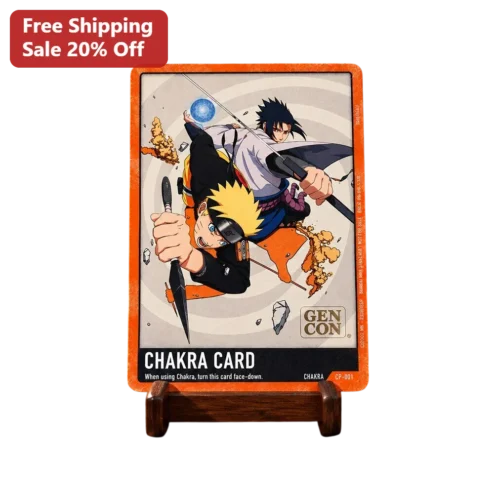Chakra Card Trading Card Naruto Uzumaki Sasuke Uchiha Anime Collectible