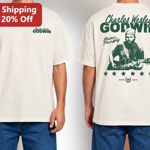 Charles Wesley Godwin Better That Way Vintage Country Music Tee