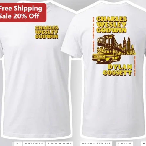 Charles Wesley Godwin Dylan Gossett Tour Tee Country Folk Concert Merch Gift