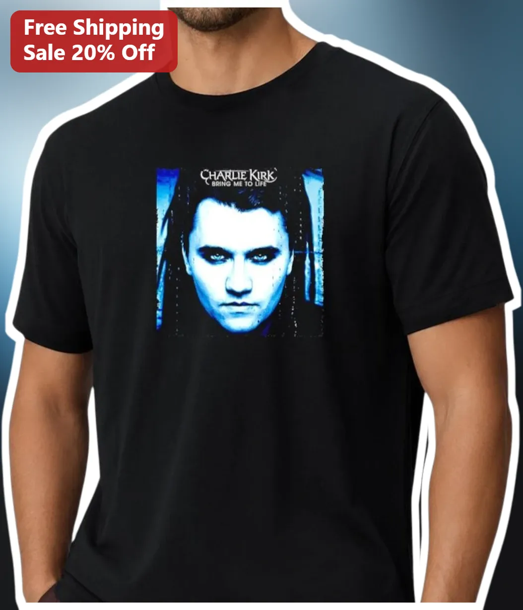 Charlie Kirk Bring Me To Life Tribute Tee Memorial Graphic Shirt for Conservative Supporters