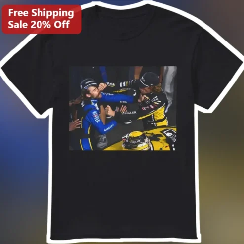 Chase Briscoe NASCAR Fan Tee Black Cotton Shirt