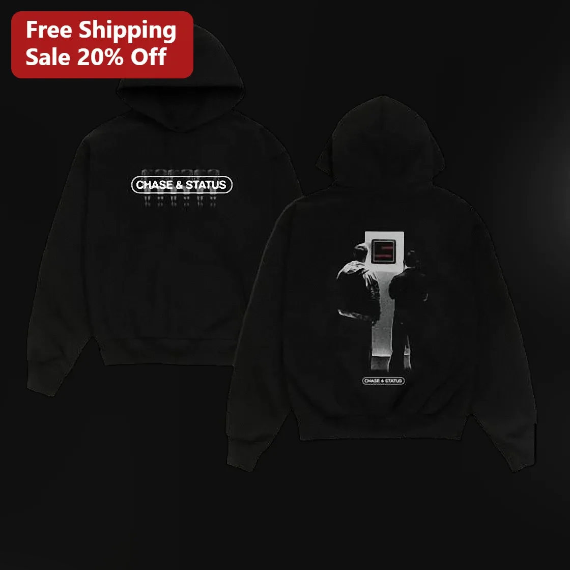 Chase Status Hoodie Drum and Bass DnB Rave Merch Electronic Music Apparel