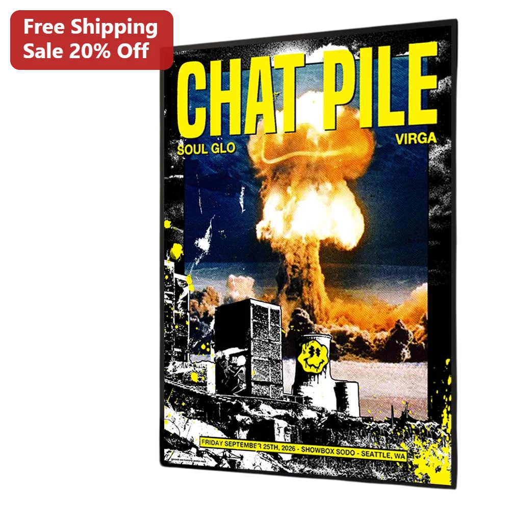 Chat Pile Soul Glo Virga Canvas Print Noise Rock Sludge Metal Wall Decor