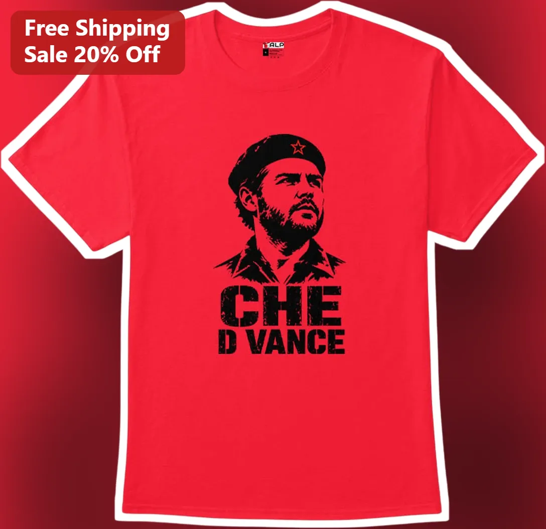 Che D Vance Tee Political Parody JD Vance Che Guevara Mashup Graphic Shirt