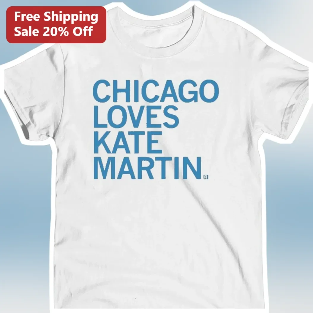 Chicago Loves Kate Martin Tee WNBA Chicago Sky Fan Shirt