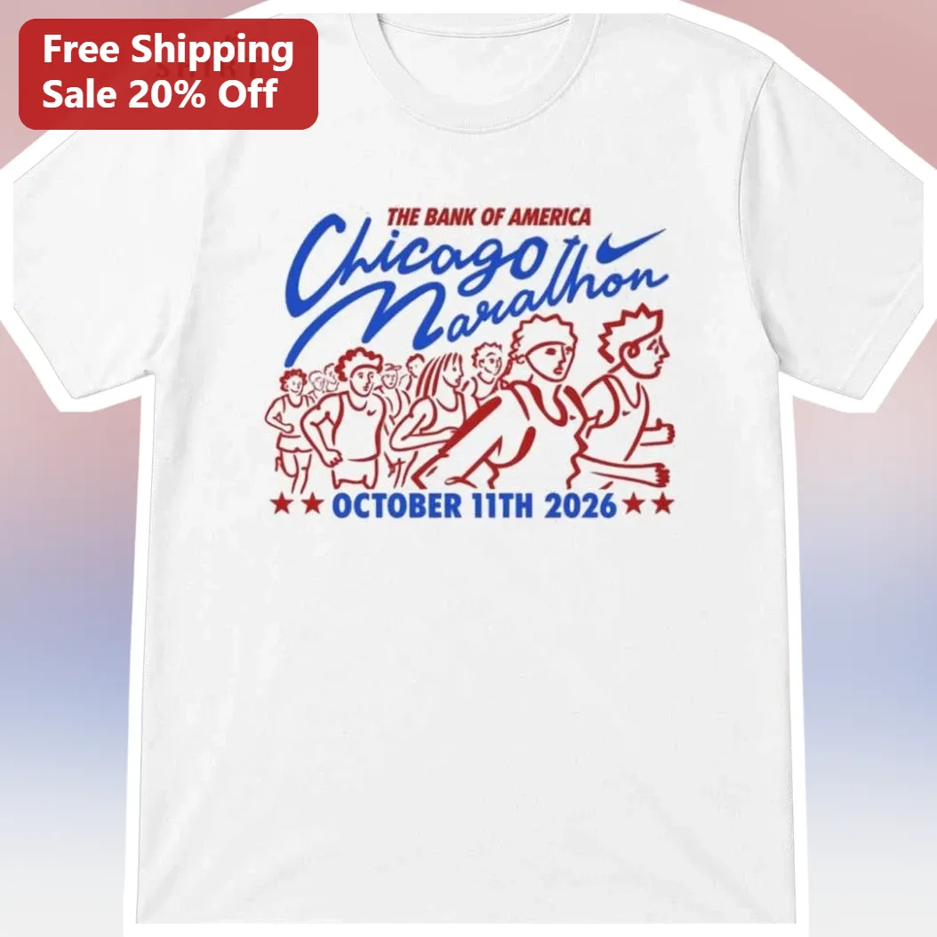 Chicago Marathon 2026 Tee October 11th Bank of America Event Commemorative Running Shirt