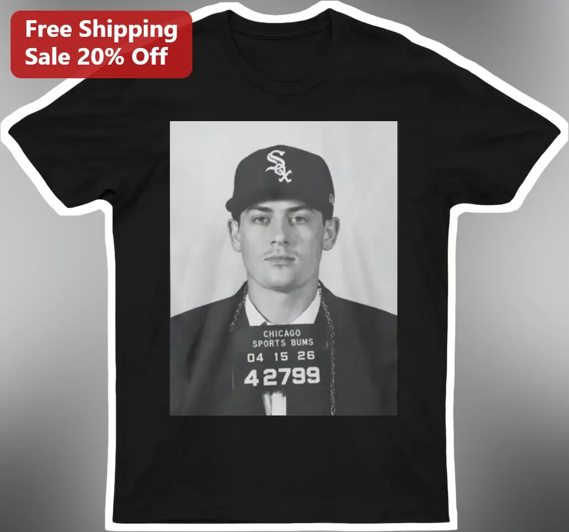 Chicago Sports Bums Tee Funny Mugshot Design Personalized Gift for Men