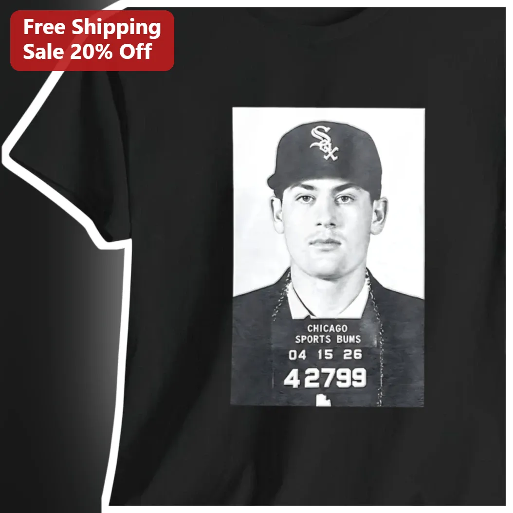 Chicago Sports Bums Tee Vintage Mugshot Baseball Fan Gift