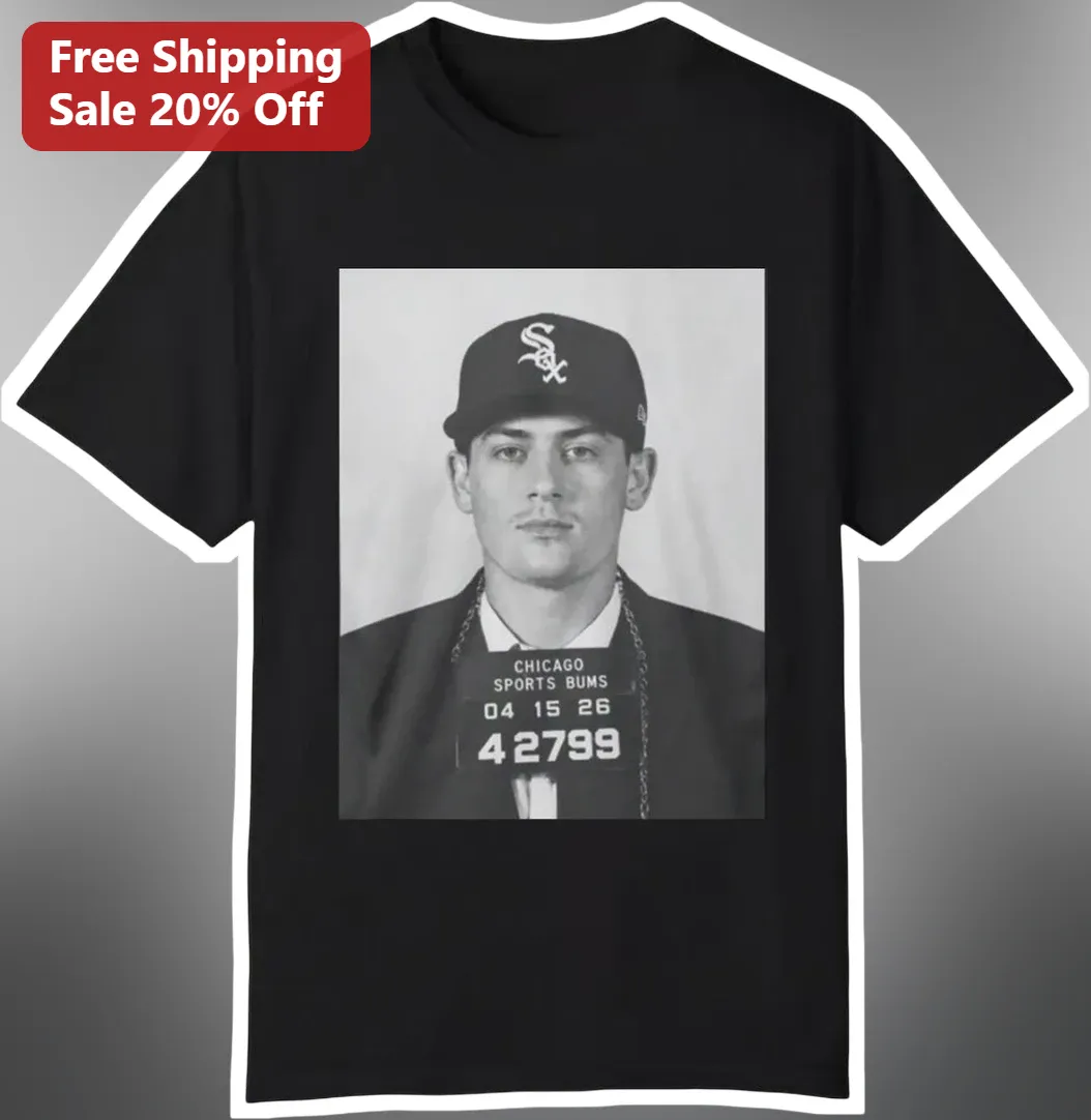 Chicago Sports Bums Tee Vintage Mugshot Graphic T-Shirt for Men Women