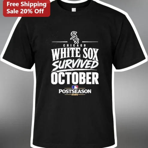Chicago White Sox Survived October Postseason 2026 Tee Baseball Fan Gift