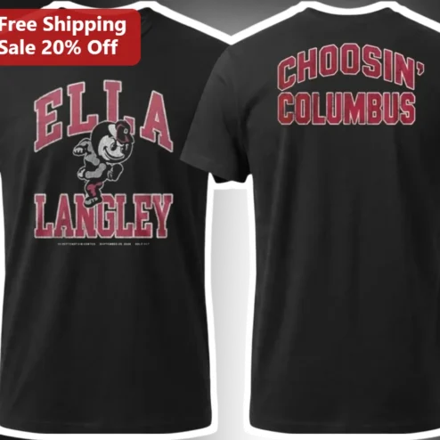 Choosin' Columbus Tee Chief Wahoo Vintage College Baseball Fan Shirt