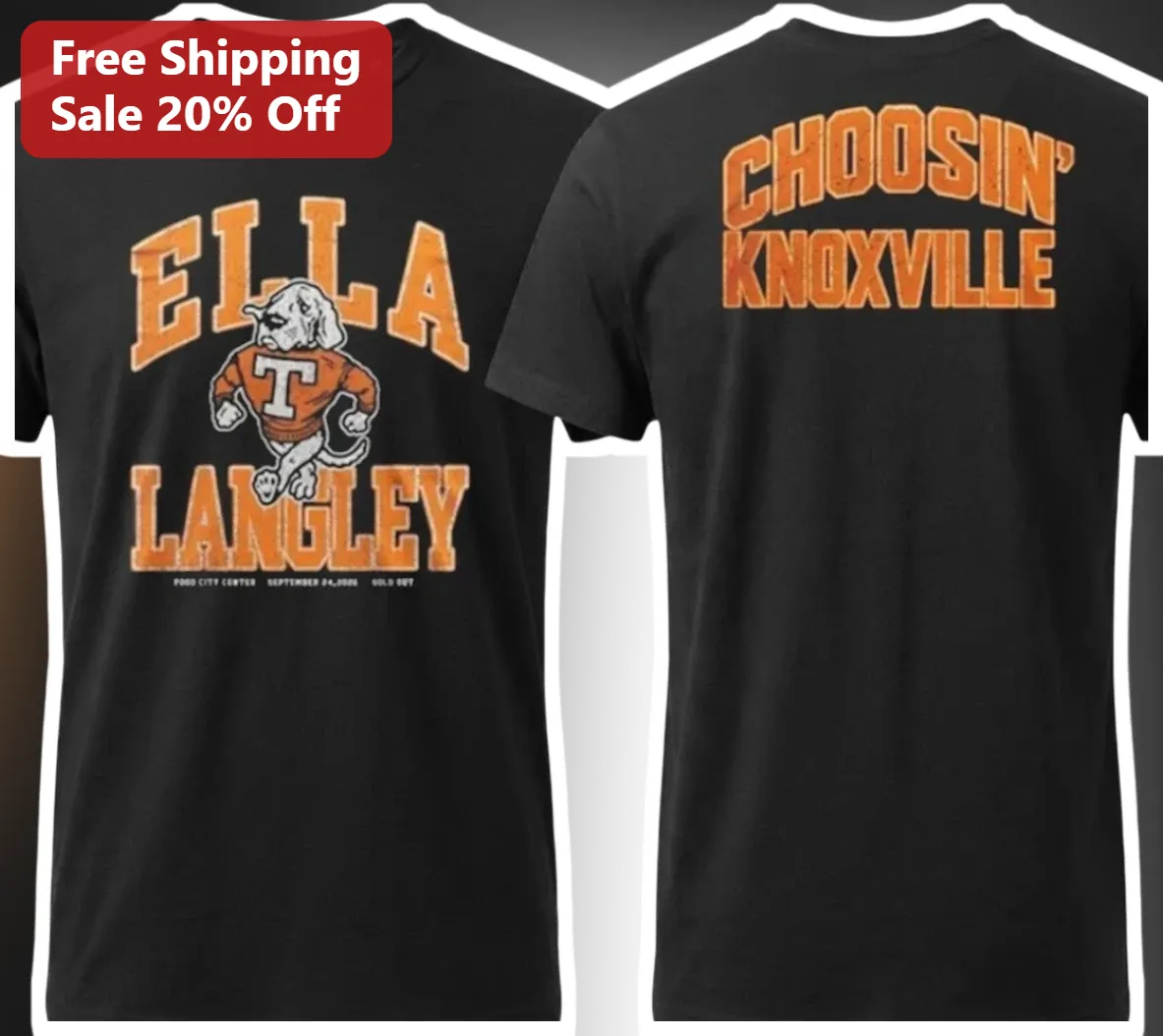 Choosin' Knoxville Tee Ella Langley Country Music Fan Vintage Graphic Shirt