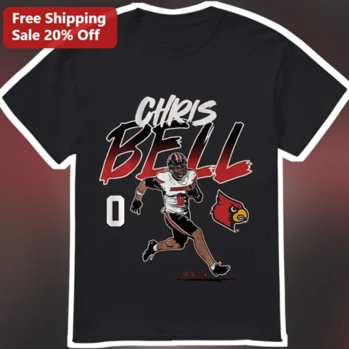 Chris Bell Tee Houston Cardinals College Football Player Graphic Shirt