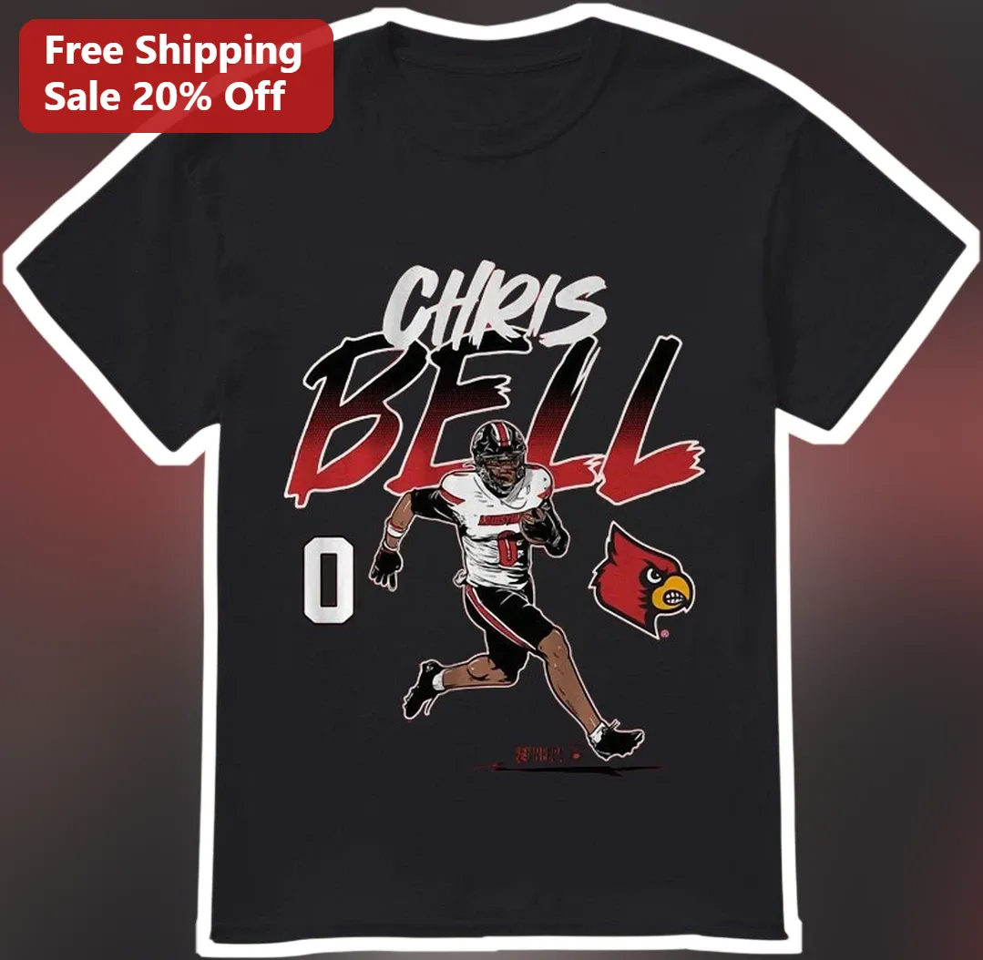 Chris Bell Tee Houston Cardinals College Football Player Graphic Shirt