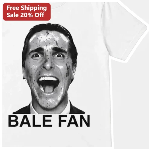 Christian Bale Fan Tee Funny Sarcastic Movie Meme Shirt for Men Women