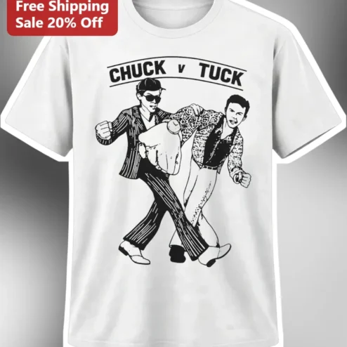 Chuck V Tuck Retro Vintage Pop Culture Boxing Graphic Tee