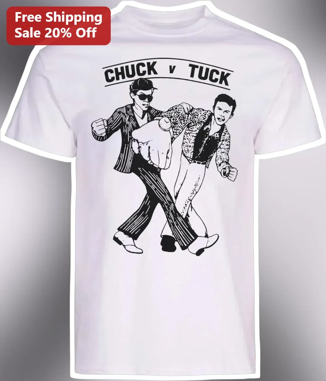 Chuck v Tuck Tee Retro Boxing Graphic Shirt for Men Women