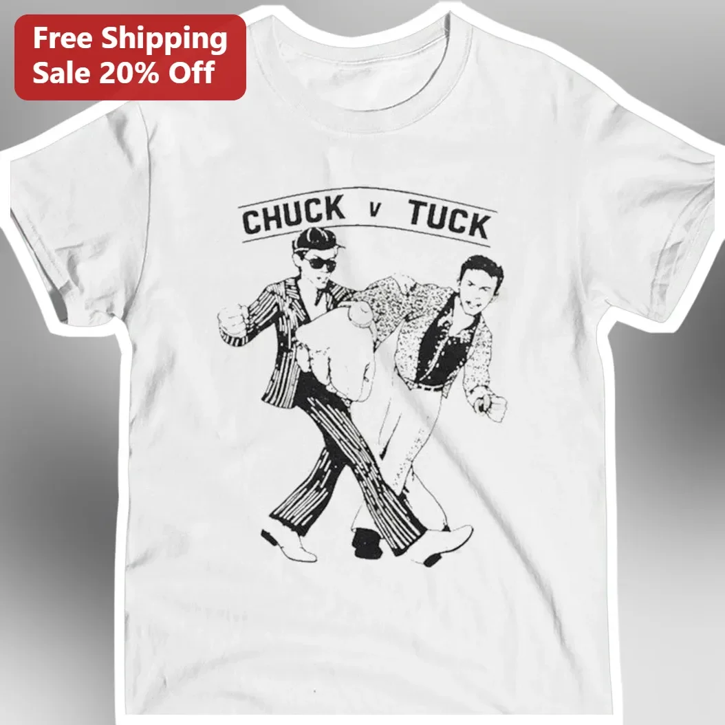 CHUCK V TUCK Tee Retro Vintage Pop Culture Graphic Shirt