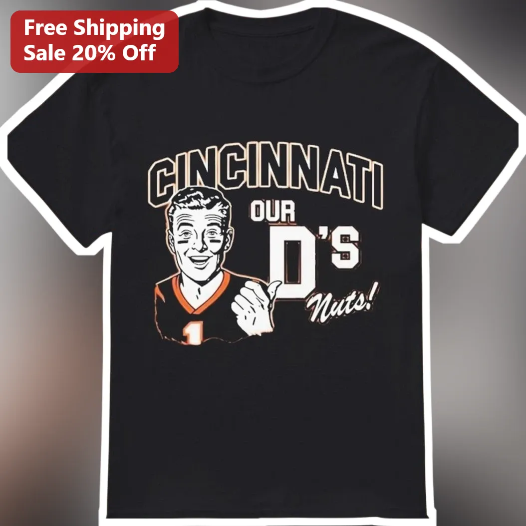 Cincinnati Our D's Nuts Tee Boomer Esiason Retro Football Fan Gift