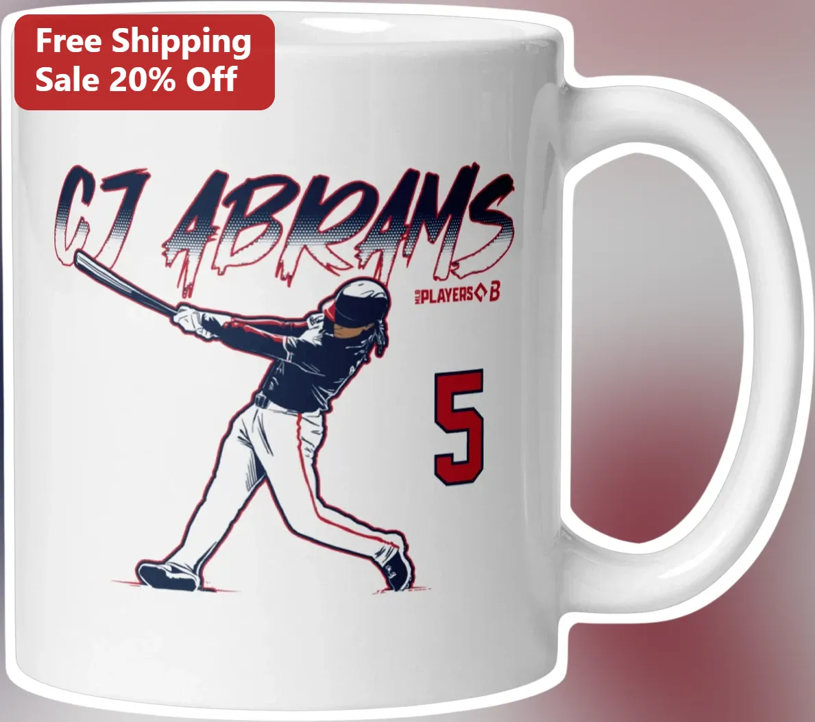 CJ Abrams The Players B Mug Washington Nationals Shortstop Baseball Fan Gift Coffee Cup