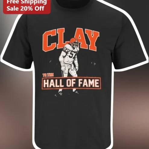 Clay To The Hall Of Fame Dick Butkus Vintage Football Player Graphic Tee