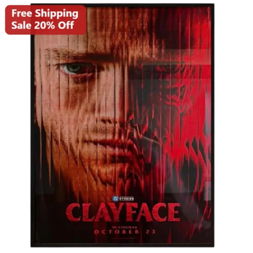 Clayface Poster DC Horror Movie Wall Art Print for Fans