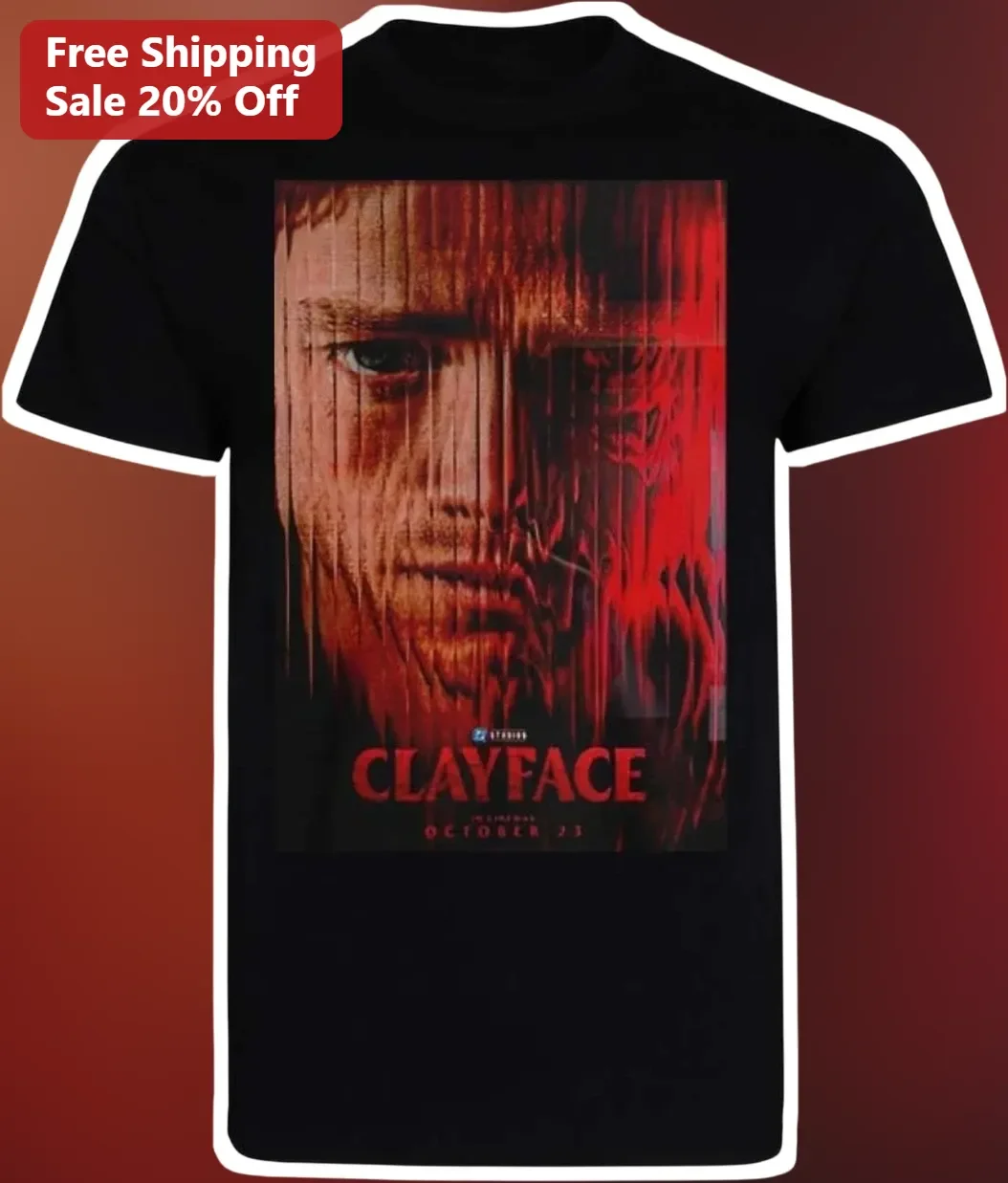 Clayface Tee DC Comics Gotham Villain Horror Movie Graphic Shirt for Men Women