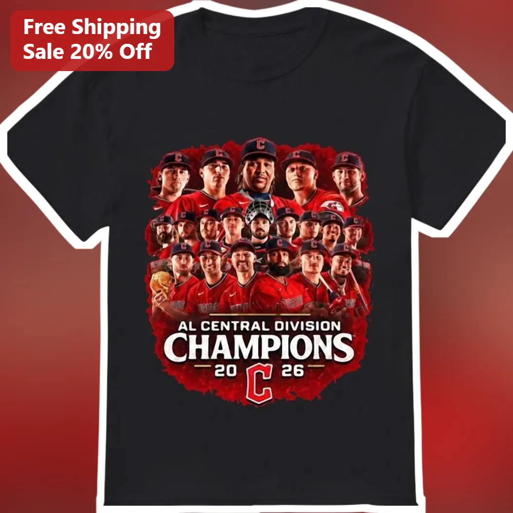 Cleveland Guardians AL Central Division Champions 2026 Tee