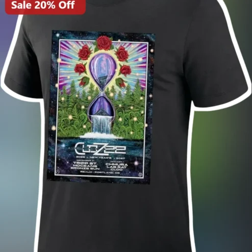 CLZ22 New Years Psychedelic Jam Band Tee For NYE Party