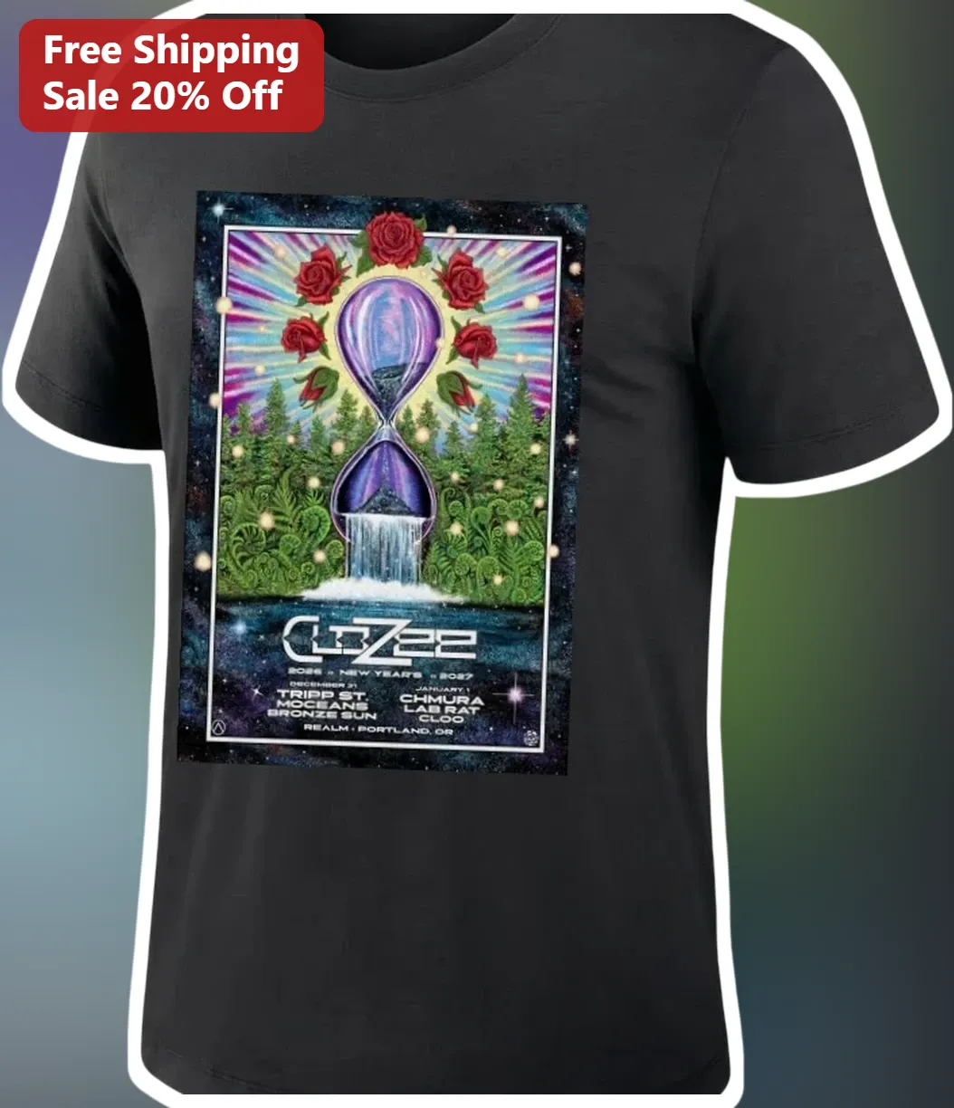 CLZ22 New Years Psychedelic Jam Band Tee For NYE Party