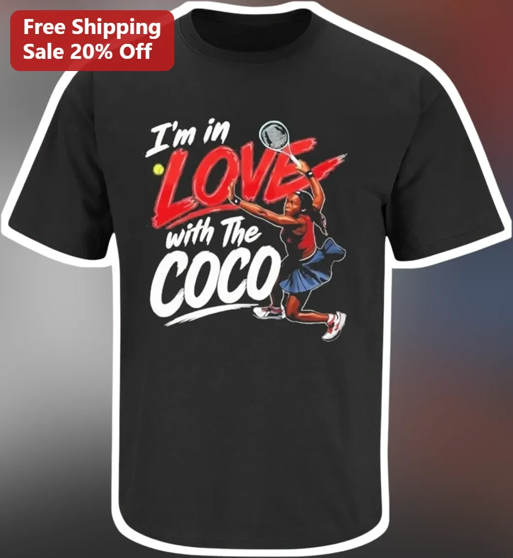 Coco Gauff I'm In Love With The COCO Tee Tennis Fan Graphic Shirt