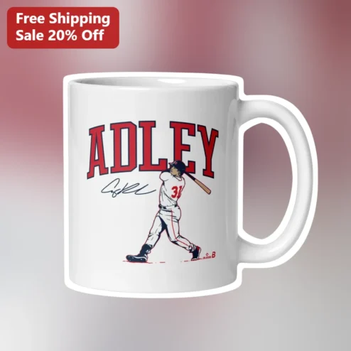 Cole Adley Mug Personalized Baseball Player Coffee Cup Gift for Fans