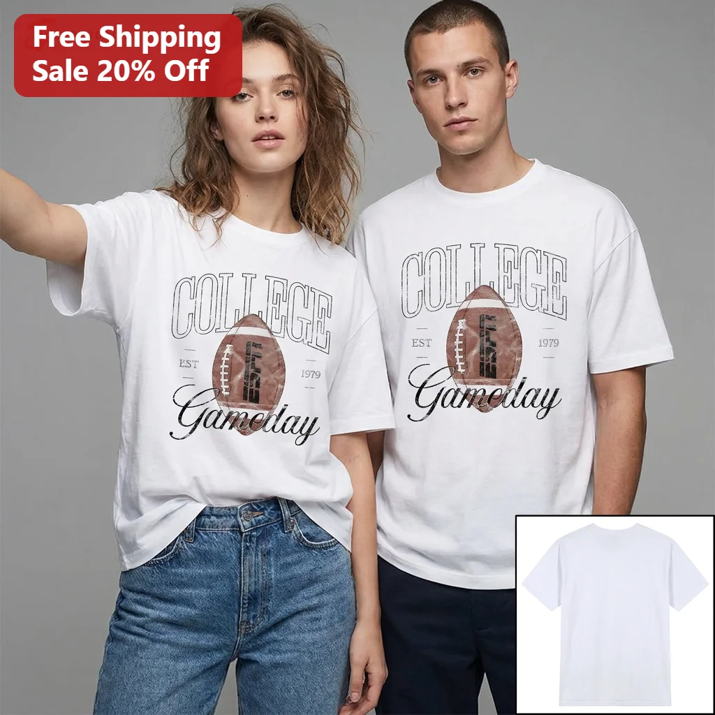 College GameDay Est 1979 Football Tee Retro Vintage Sports Fan Shirt