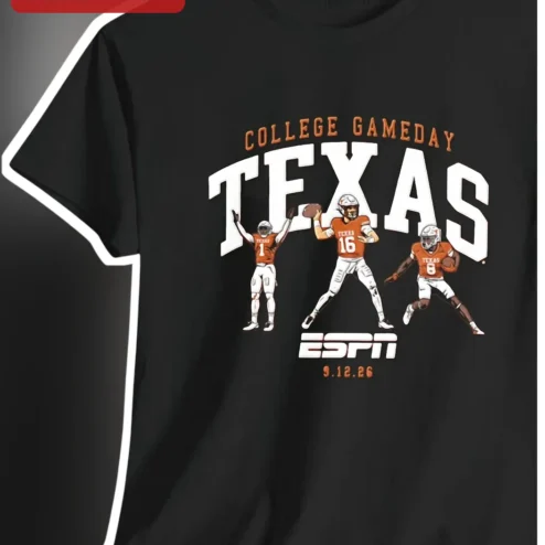 College Gameday Texas Tee ESPN Football Fan Shirt UT Longhorns Game Day Apparel