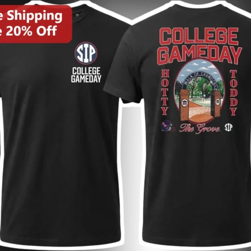 College GameDay The Grove Tee Personalized Football Fan Shirt
