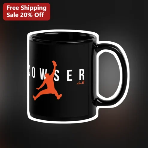 Colton Cowser Baltimore Orioles Mug Basketball Dunk Silhouette Design Black Ceramic Coffee Cup